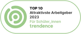 Trendence-Siegel "Attraktivste Arbeitgeber für Schüler 2023 - Top 10"