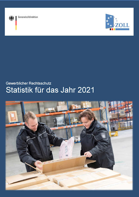 Gewerblicher Rechtsschutz - Statistik für das Jahr 2021