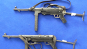 Zwei Maschinenpistolen (MP 40)